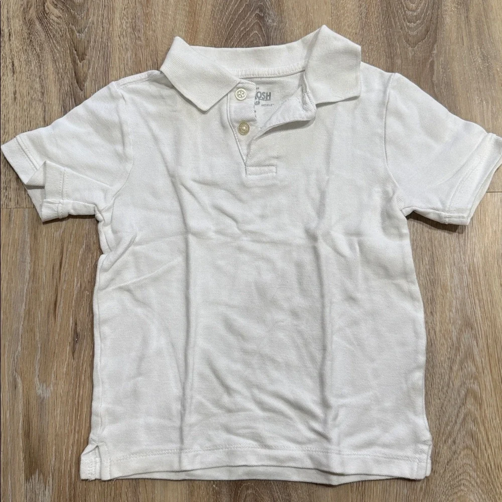OshKosh B'gosh White Polo Shirt